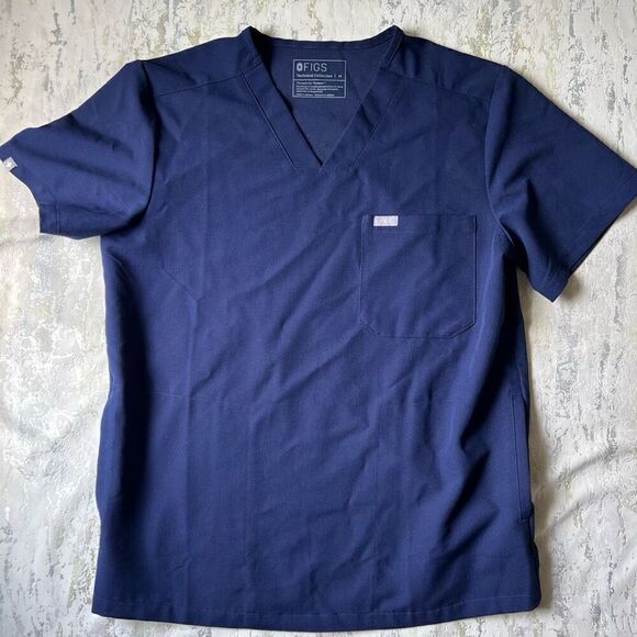 Figs Technical Collection Navy Chisec Scrub top - Picture 5 of 9